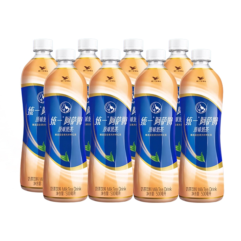 统一阿萨姆原味奶茶500ml*8