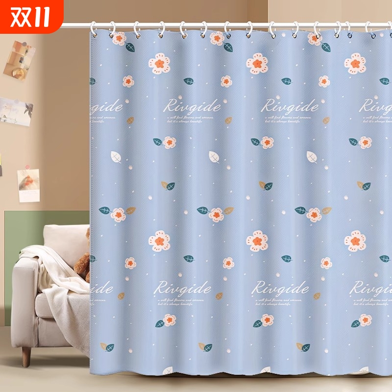 【出租房】免打孔伸缩杆窗帘