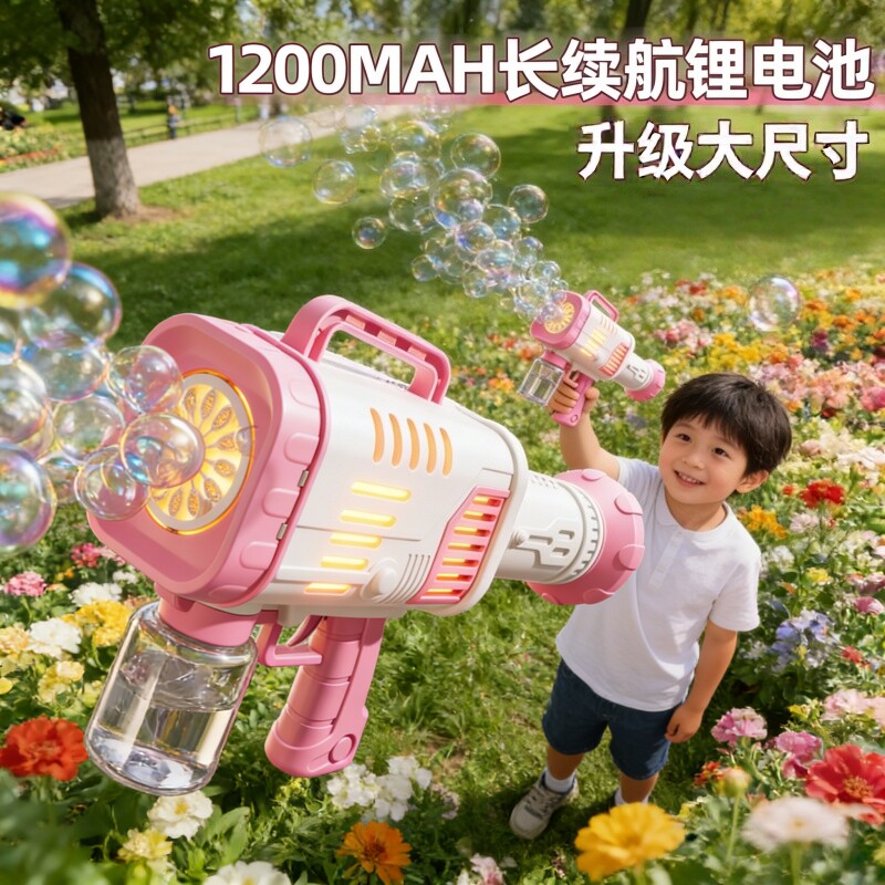 2026新款加特林泡泡机婴幼儿童手持全自动吹泡泡枪网红男女孩玩具