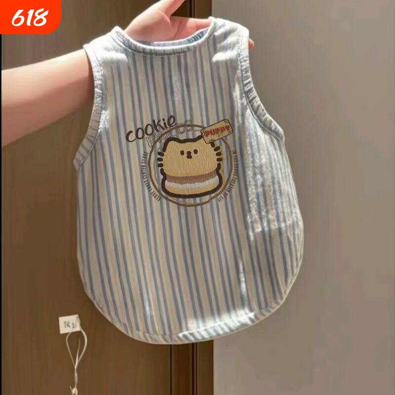 猫咪夏季薄款冰丝背心防掉毛小猫衣服透气清凉可爱幼猫宠物猫服饰