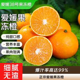 爱媛38号果冻橙柑橘手剥橙新鲜橙子水果应当季时令桔橘子