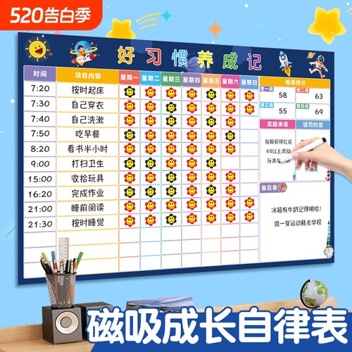 磁吸式儿童奖励贴纸|超3万次加购