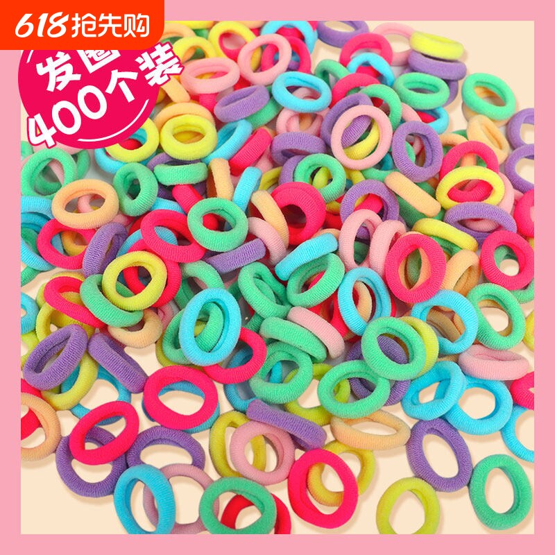 彩色毛巾圈宝宝扎头发高弹力不伤发儿童皮筋发圈婴儿扎小啾啾头饰