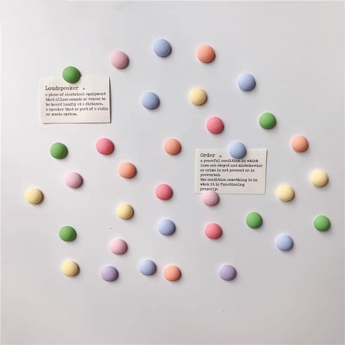 可爱装饰磁吸贴创意冰箱贴磁贴洞洞黑板照片固定留言磁力贴磁吸扣