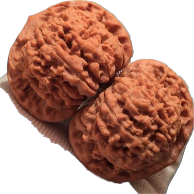 核桃文玩天然核桃包浆盘玩手把件