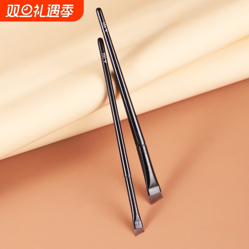 my destiny/米蒂斯化妆刷超薄超细斜角刀锋纤维毛眉刷眼线