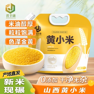 黄小米五谷杂粮粥新货正宗山西鲜粗粮米早餐米油丰富吸嘴袋防潮虫