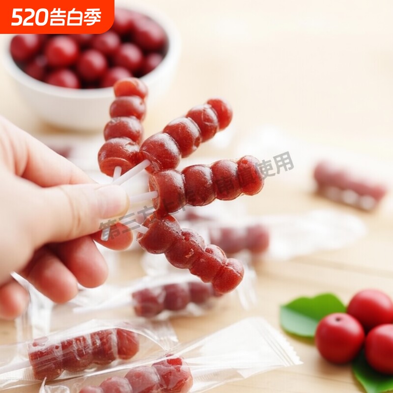 益生元山楂鸡内金糖葫芦棒棒糖蜜饯食品解馋儿童零食脾胃健康开胃
