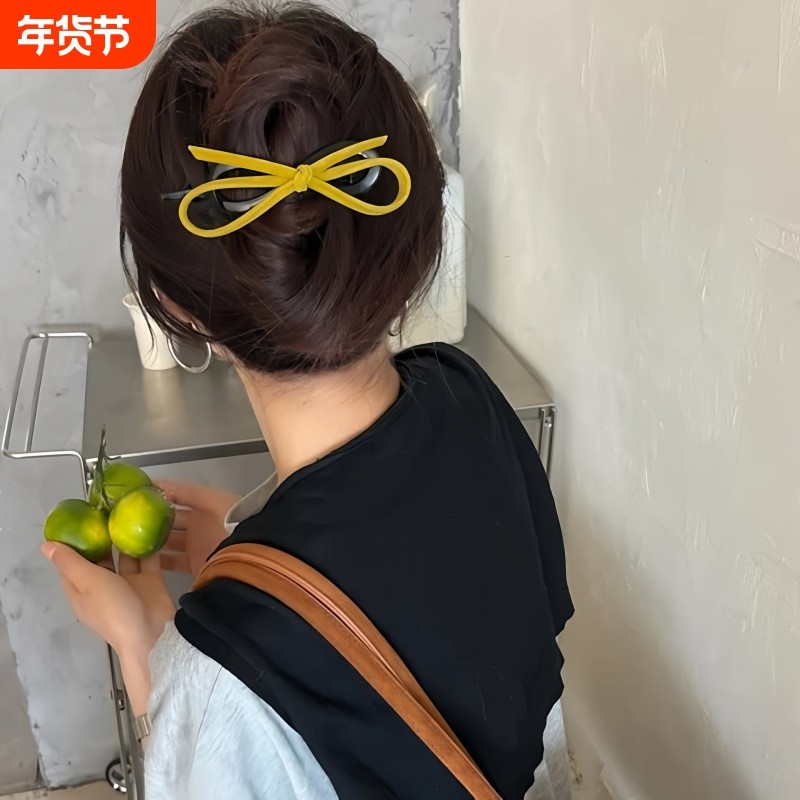 秋冬新款复古牛奶绒秋冬丝绒蝴蝶结一字夹扭扭夹高级感盘发8字扭,饰品/流行首饰/时尚饰品新,发饰,淘宝优惠券,粉丝福利购,淘宝优惠卷