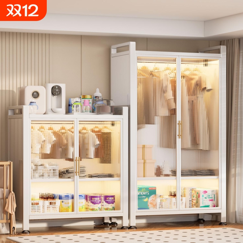 【2025新款】对开门独立式衣柜子
