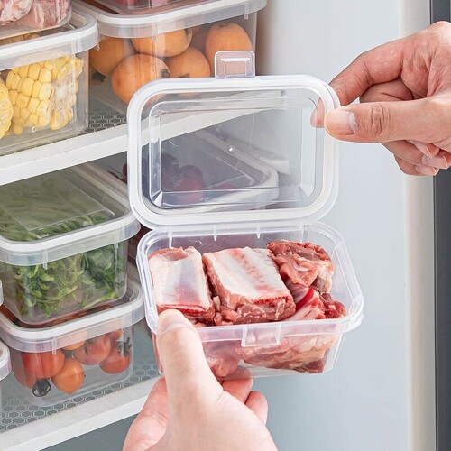 连盖密封食品级pp保鲜盒