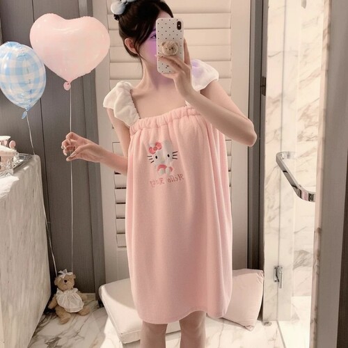 可爱Hellokitty吊带浴裙