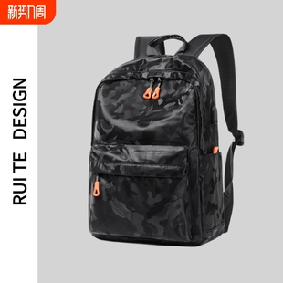 小众设计电脑背包大学生书包户外男士 潮时尚 旅行包 双肩包韩版 新款