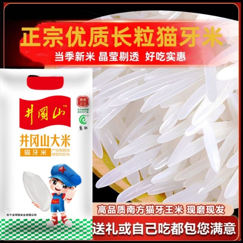 喷香猫牙米长粒香米正宗江西丝苗大米老人的好吃入口生态南方一级