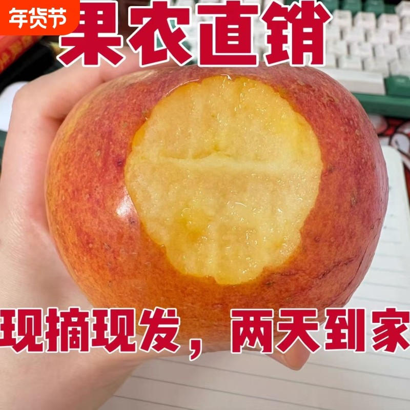 野生丑苹果红富士苹果农家自种新鲜应季脆甜丑苹果现摘水果一整箱,水产肉类/新鲜蔬果/熟食,苹果,淘宝优惠券,粉丝福利购,淘宝优惠卷
