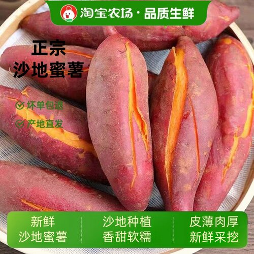 26年新鲜现挖蜜薯沙地糖心黄心地瓜农家自种番薯非西瓜红板栗香甜
