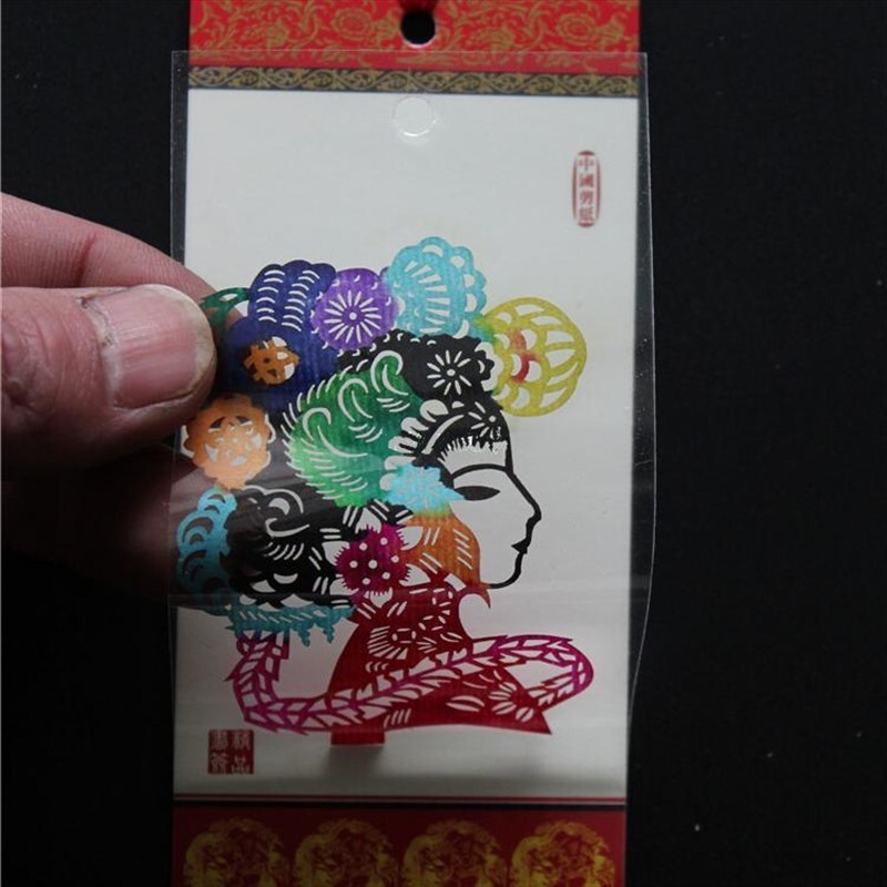 中国风特色礼品剪纸书签传统手工艺品窗花纪念出国商务送老外礼物