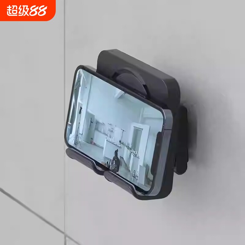 浴室墙上手机支架卫生间墙面壁挂式置物架厕所厨房墙壁平板桌面图片