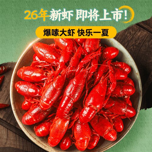 国联水产麻辣小龙虾4-6钱蒜蓉虾
