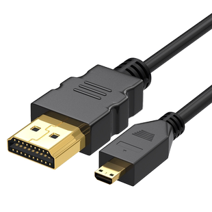 microhdmi转hdmi线双向4K60HZ高清接口相机电脑转接显示器转换
