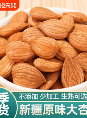 【大杏仁】新疆特产生杏仁南杏仁甜杏仁原味坚果打豆浆新货干果