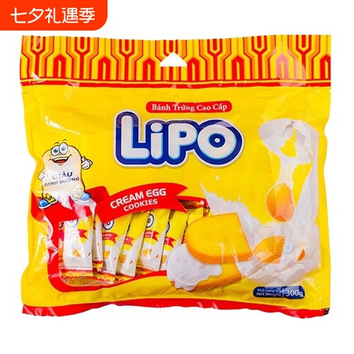 Lipo面包干椰子味榴莲味黄油味