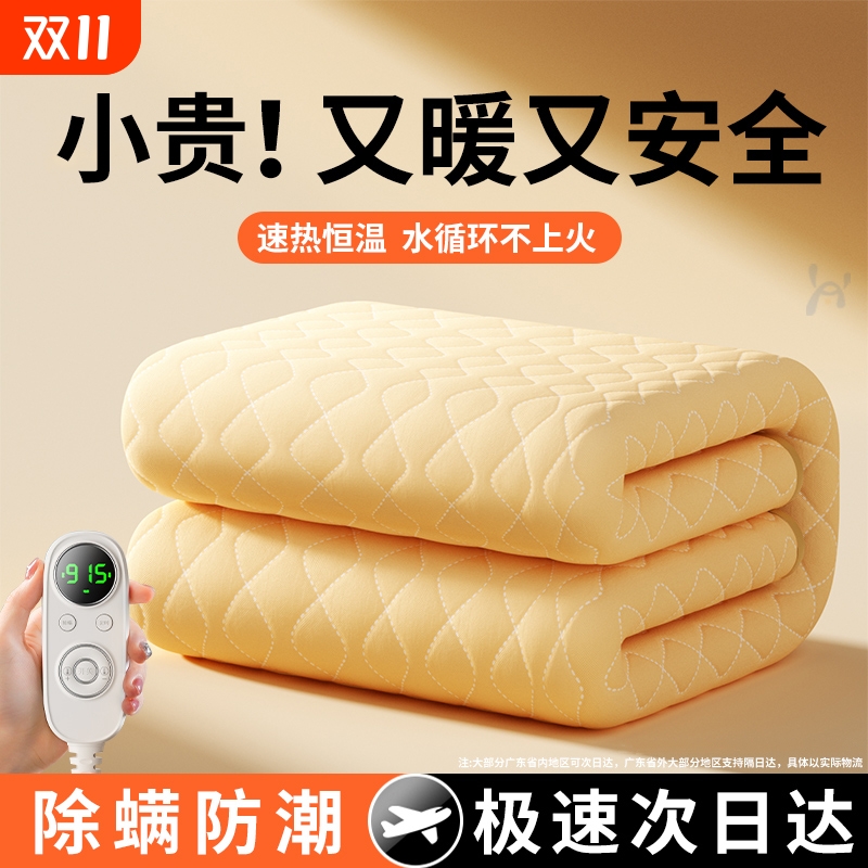 水暖电热毯双人电褥子单人水循环炕2025水热毯水床垫暖毯恒温发热