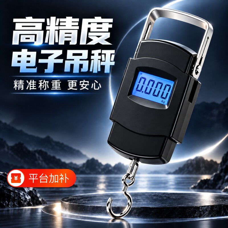 手提电子秤精准手提秤便携式手提称秤家用小型行李称重快递电子秤