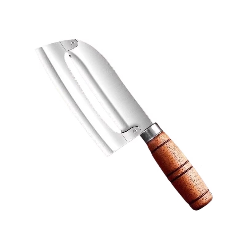 甘蔗削皮刀不锈钢水果刀多功能菠萝削皮刀莴笋去皮刀商用切块神器