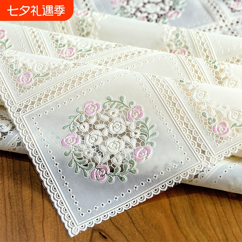 萱舍田园风PVC防水防油桌布