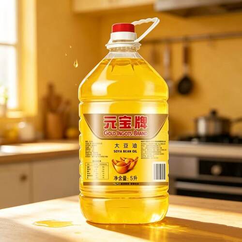 元宝牌一级大豆油餐饮优选酒店饭堂烹饪食用油5升装煎炸精选精炼