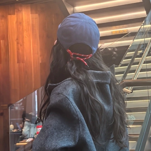 2025爆款显脸小抽绳磨毛棒球帽子软顶鸭舌帽粉色蓝色黑色白色灰色