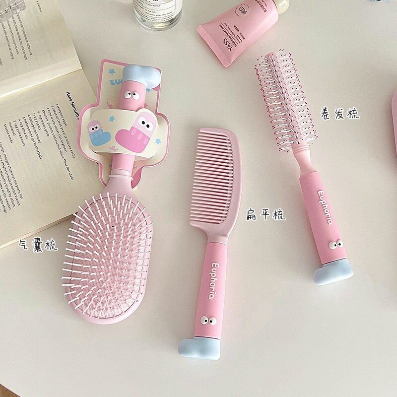 可爱气囊梳子按摩头皮经络专用防静电蓬松颅顶学生宿舍气垫直发梳