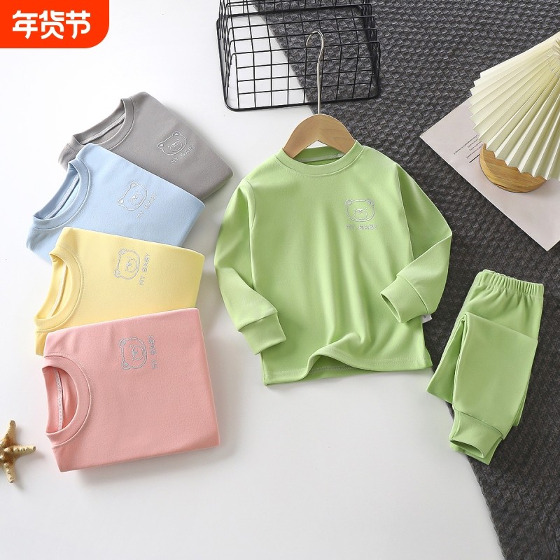 儿童秋衣秋裤套装男女童德绒内衣套装中小童保暖衣宝宝冬季打底衫,童装/婴儿装/亲子装,内衣套装,淘宝优惠券,粉丝福利购,淘宝优惠卷
