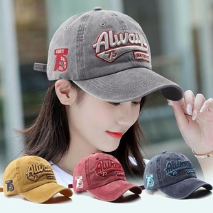 帽子男女同款春夏秋季新款时尚百搭棒球帽韩版休闲街头学生鸭舌帽