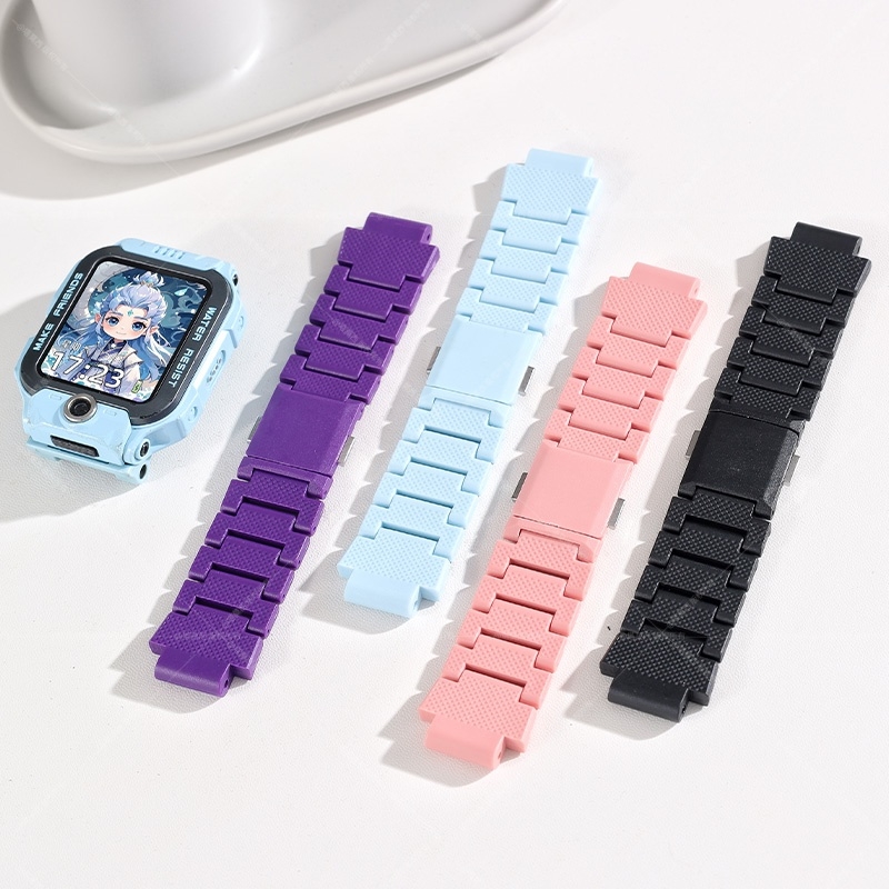 适用小天才儿童电话z6pro/z6a/z6s手表带z10/z11/q2a/d2a/q1a磁吸腕带闪扣d3/q1r/z8a/z7s/z7a/z9/y8/z5/z6