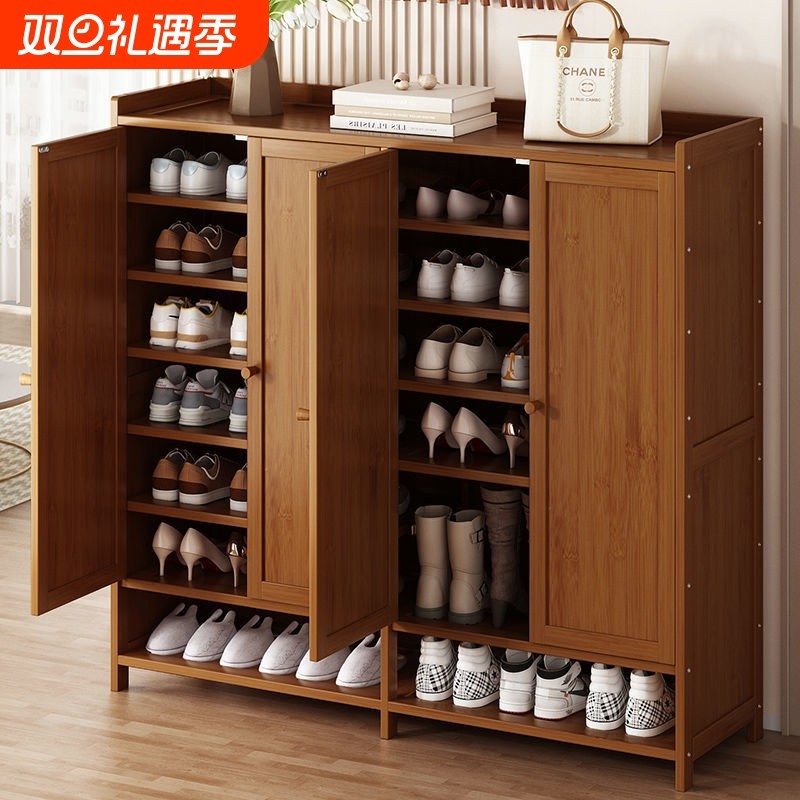 鞋柜家用门口鞋架子多层进门防尘室内玄关柜一体储物柜入户收纳