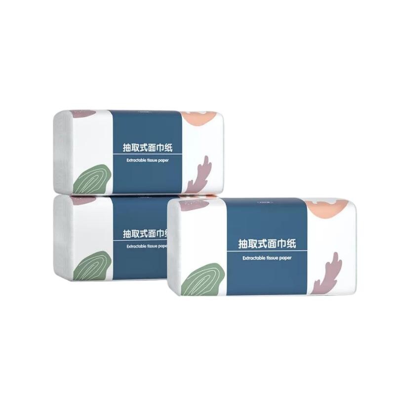 俏牌大包柔韧亲肤抽纸400张/包*3包起图片