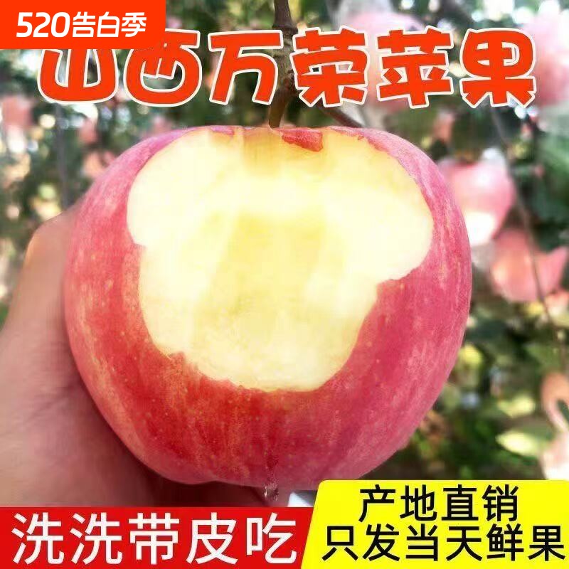 【果园直发】正宗山西红富士苹果脆甜冰糖心苹果当季新鲜水果批发