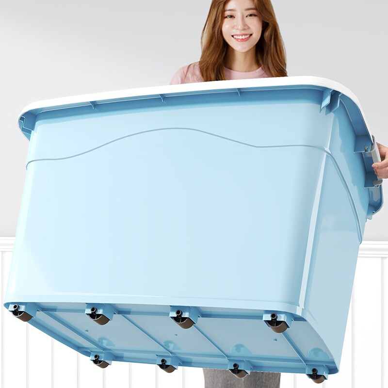 塑料收纳箱大容量超大衣服收纳家用整理箱子加厚搬家储物箱后备箱