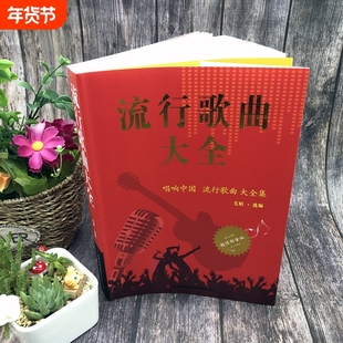 流行歌曲大全唱响中国集8090后怀旧歌曲经典老歌近500首简谱歌曲集中老年人最爱的歌大全书音乐影视金曲精选歌词书籍歌谱本乐谱