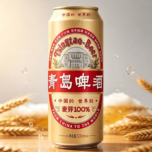 【国潮】青岛啤酒9.6度聚会宴请