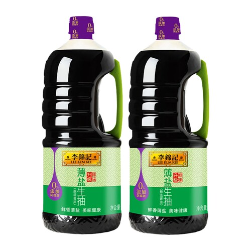李锦记薄盐生抽1.75L*2