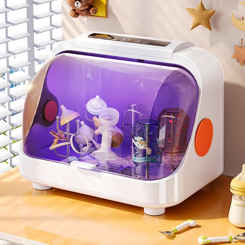 紫外线奶瓶收纳盒消毒碗柜带烘干二合一体宝宝专用沥水置物架防尘,厨房/烹饪用具,碗架,淘宝优惠券,粉丝福利购,淘宝优惠卷