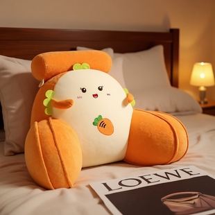 床头靠垫软包护腰靠枕大靠背沙发抱枕床上看书枕头孕妇宿舍学生夏