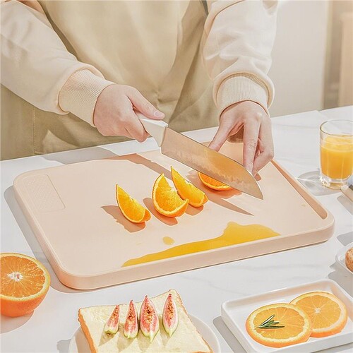 日本切水果专用砧板家用塑料菜板案板水果板砧板生熟肉辅食切菜板