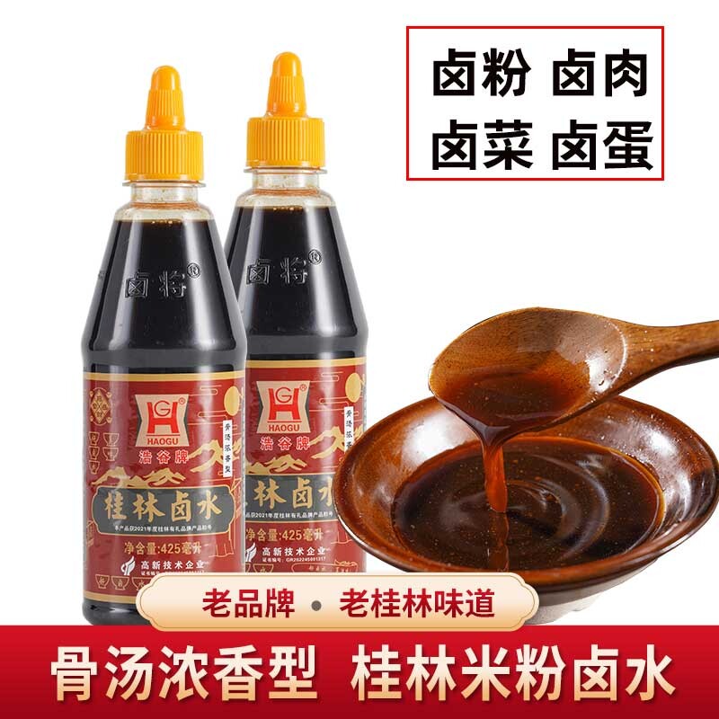 李大姐卤水商用桂林米粉卤水425ml 调料卤肉老卤水汁粉店卤水肉菜