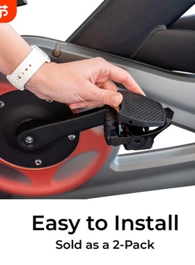 运动健身脚踏板转换器适用于Peloton自行车锁踏片转平踏器材用品