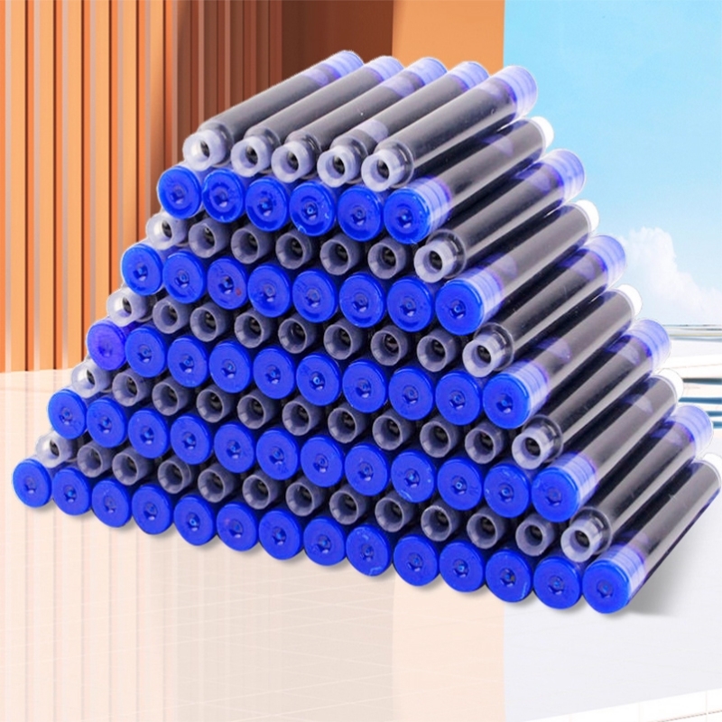 墨囊小学生笔学生通用可替换3.4mm囊式墨水三年级儿童练字正姿蓝黑色墨兰吸墨可擦