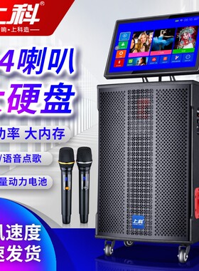 漫步者款广场舞音响带显示屏功放一体机户外演出K歌大功率家庭KTV
